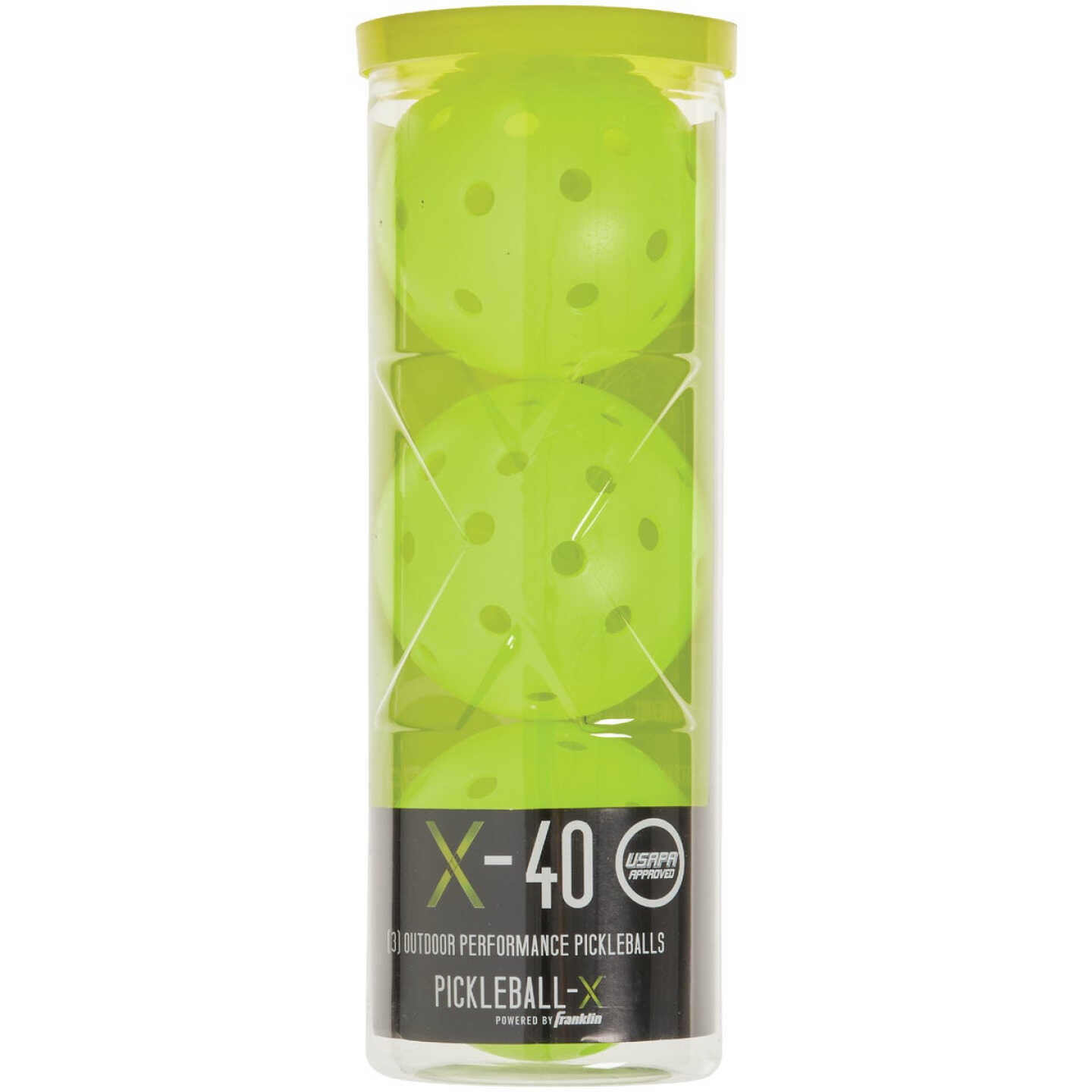 Franklin X-40 Optic USAPA Approved Outdoor Pickleball (3-Pack) Image 2