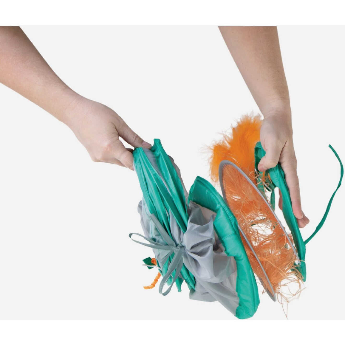 SmartyKat Fringe Frenzy Triple Tunnel Activity Cat Toy Image 5