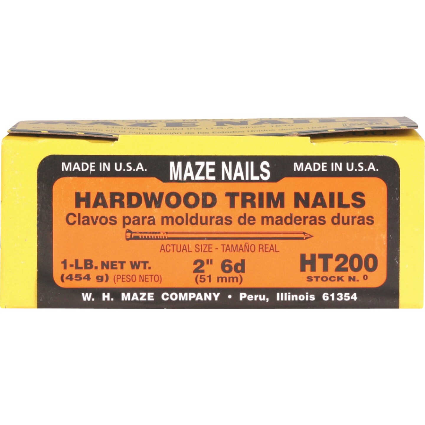 Maze 2 In. Hardwood Trim Nails (454 Ct., 1 Lb.) Image 2