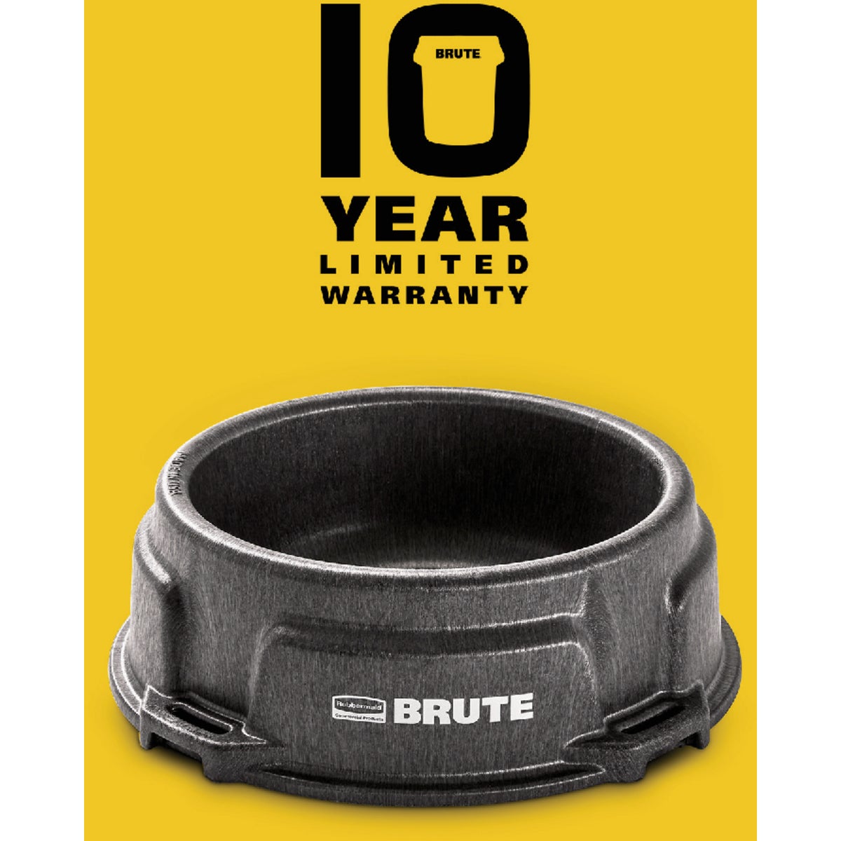 Rubbermaid Commercial Brute 1.25 Gal. Animal Pan Feeder Image 2