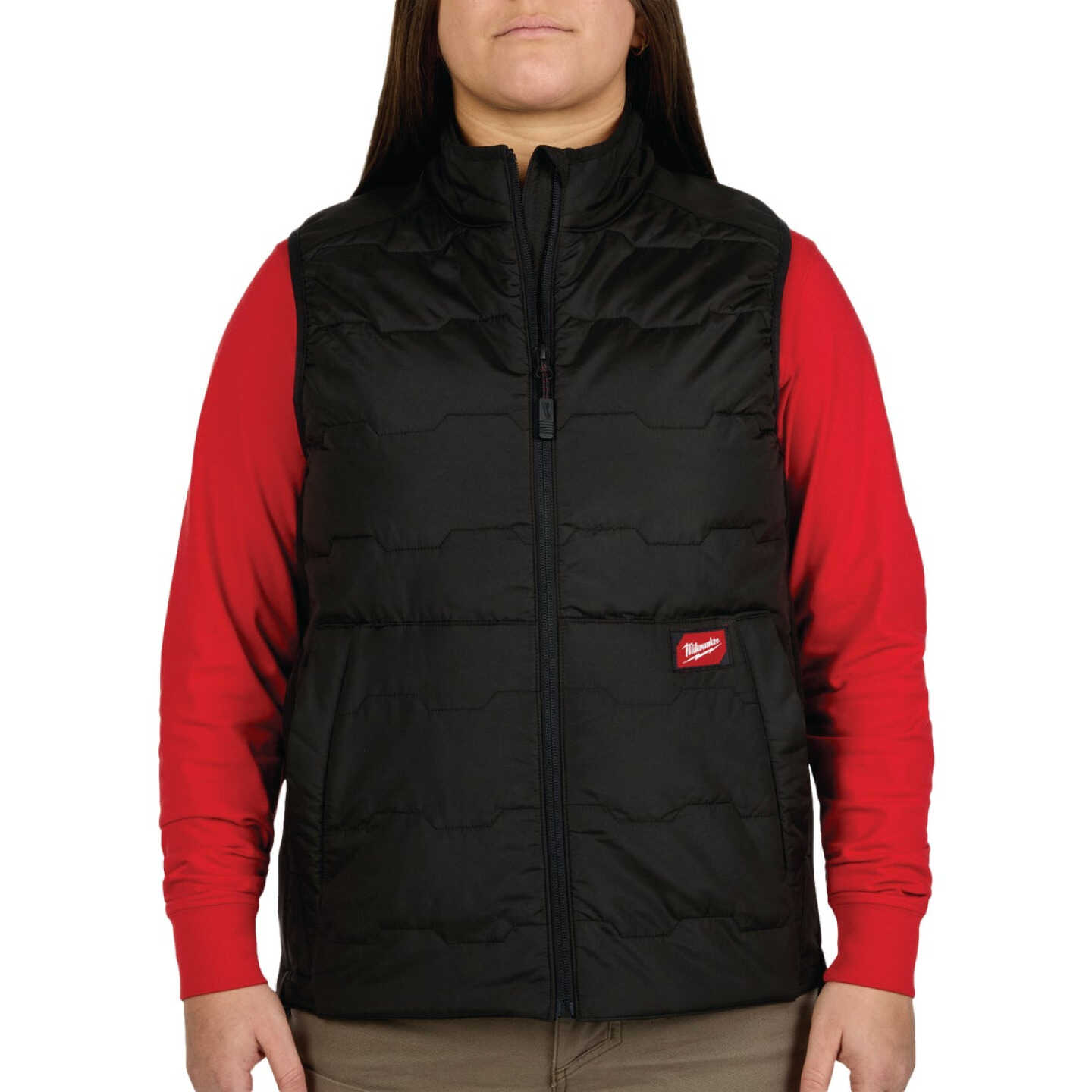 Milwaukee FREEFLEX Women's Small Black Lightweight Insulated Vest Image 1