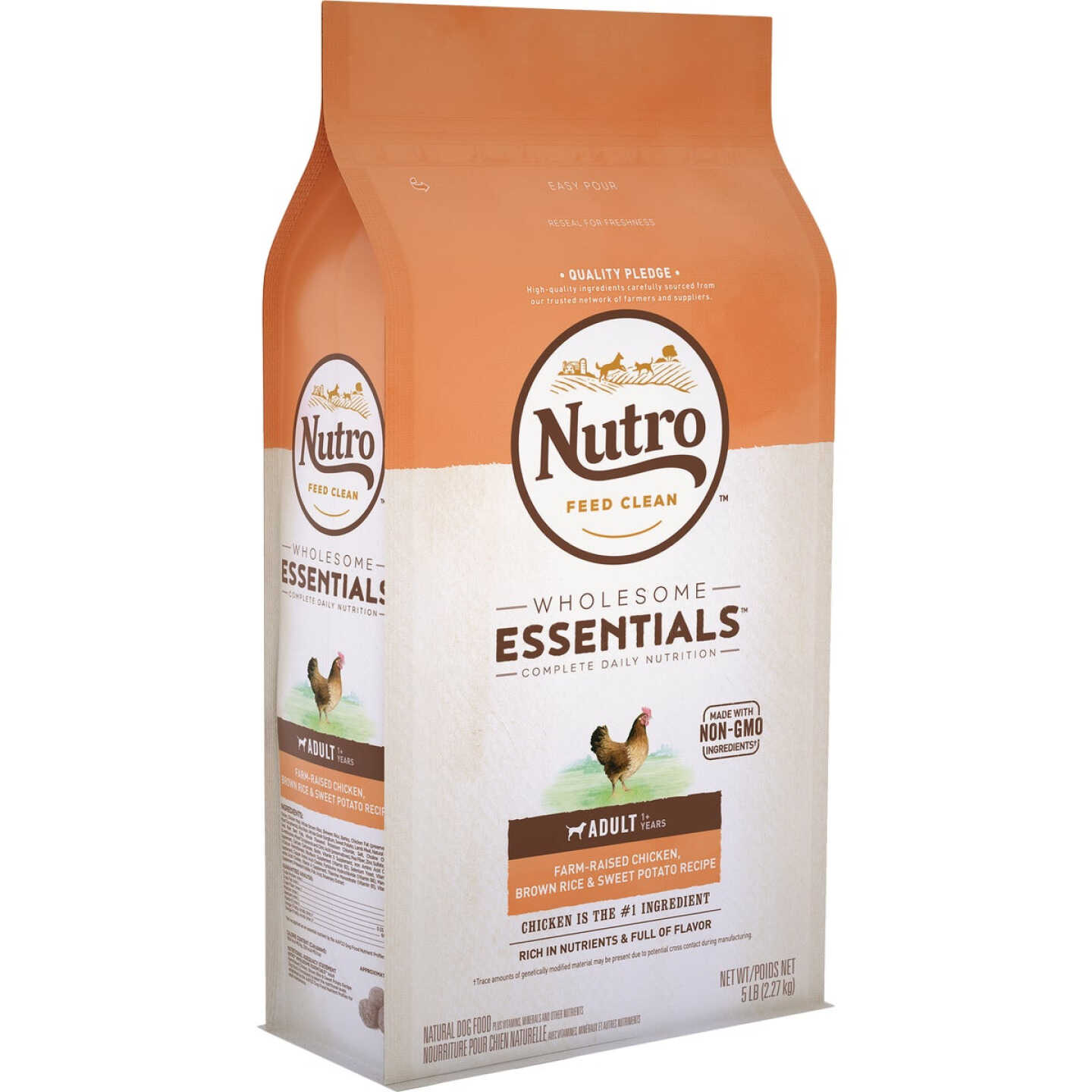 Nutro Wholesome Essentials 5 Lb. Chicken, Brown Rice, & Sweet Potato Adult Dry Dog Food Image 1