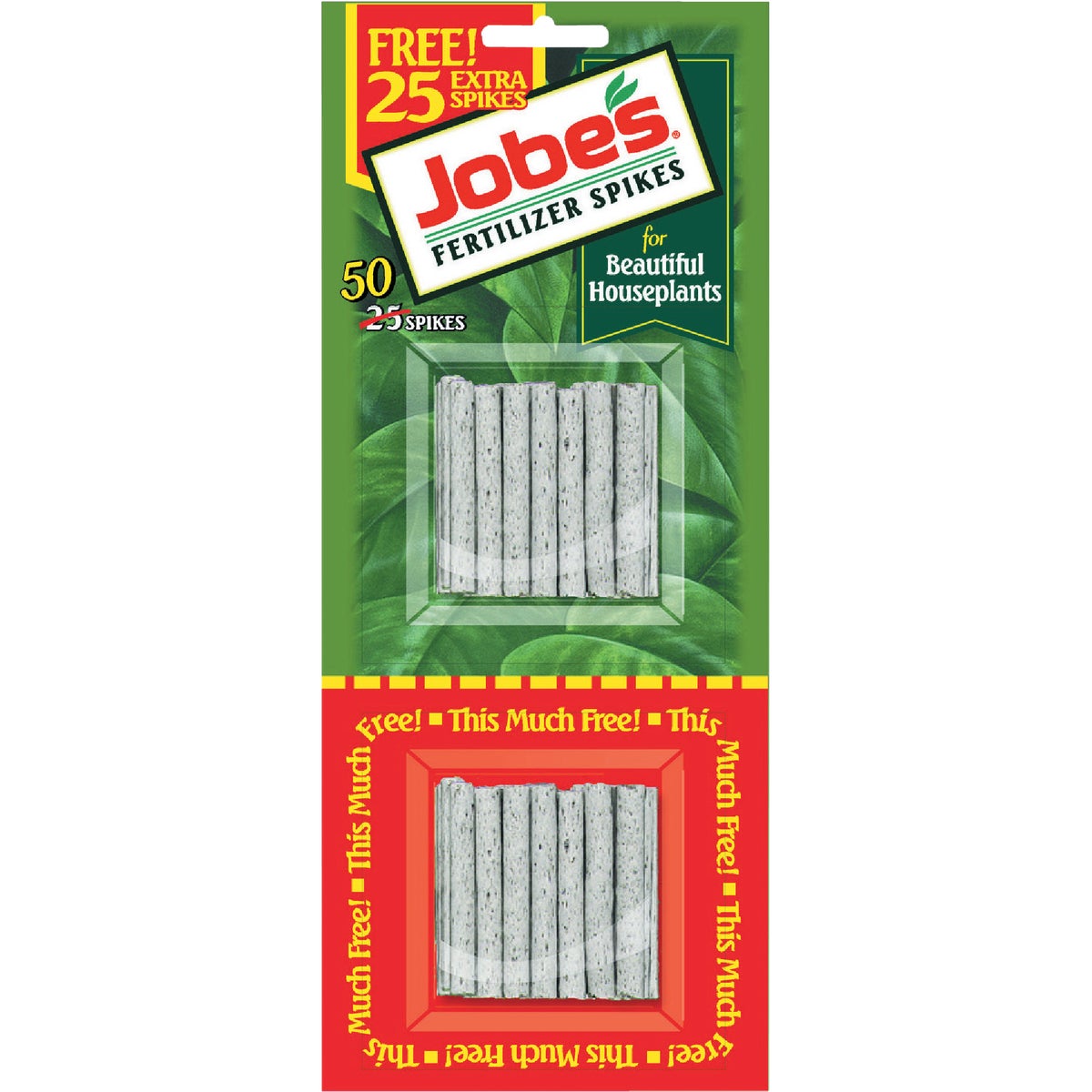 Jobe's 13-4-5 Houseplant Food Spikes (50-Pack) Image 2