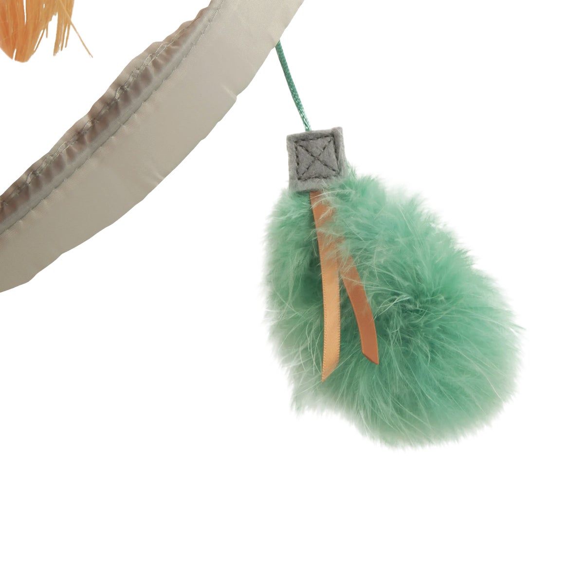 SmartyKat Fringe Frenzy Cat Hideout Tunnel Image 4