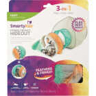 SmartyKat Fringe Frenzy Cat Hideout Tunnel Image 1