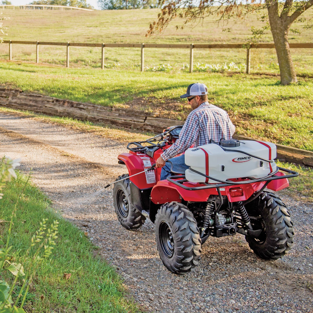 Fimco 15 Gal. Spot Sprayer With Lever Spray Wand Image 2