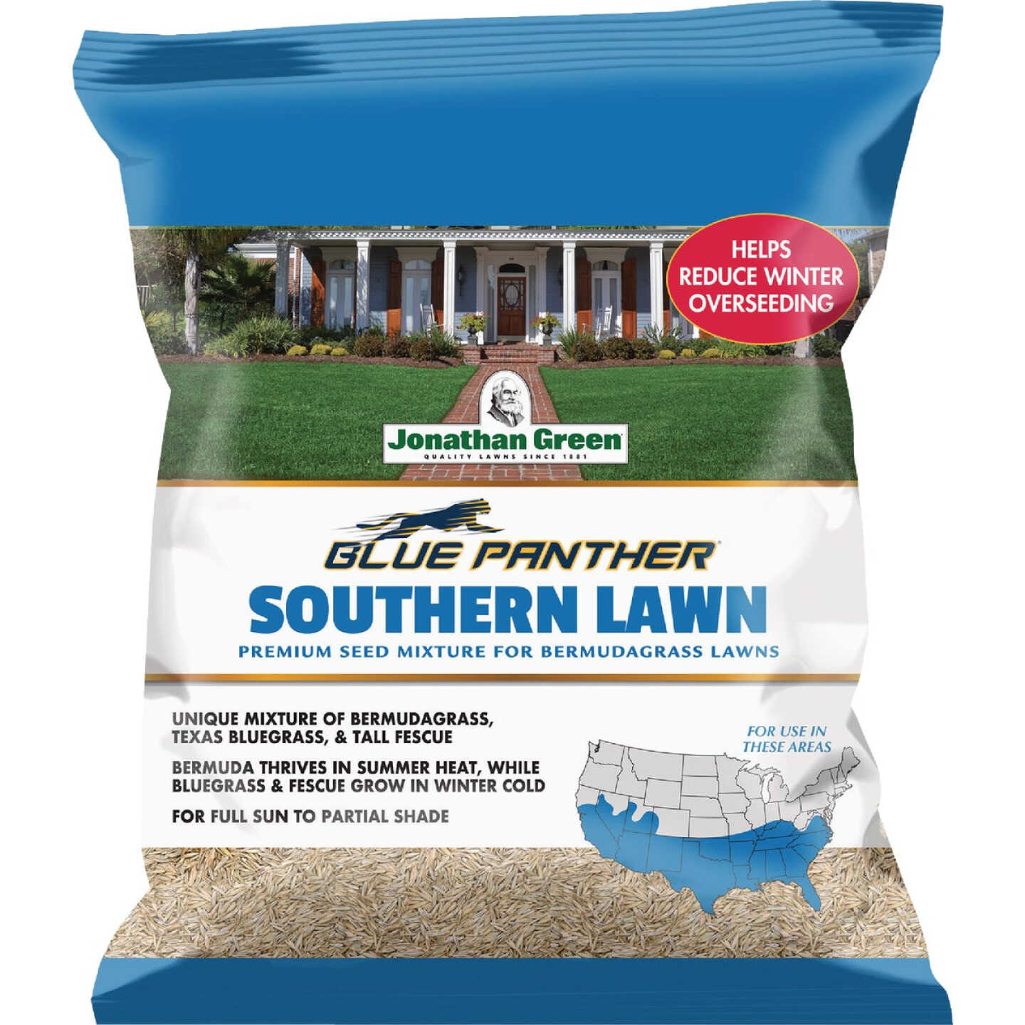 Jonathan Green Blue Panther Southern Lawn 3 Lb. Grass Seed Image 1