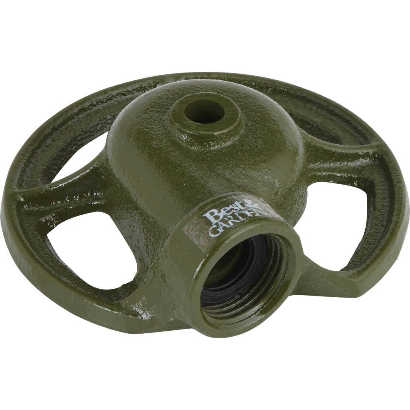 Best Garden Metal 30 Ft. Dia. Round Stationary Sprinkler, Green Image 1