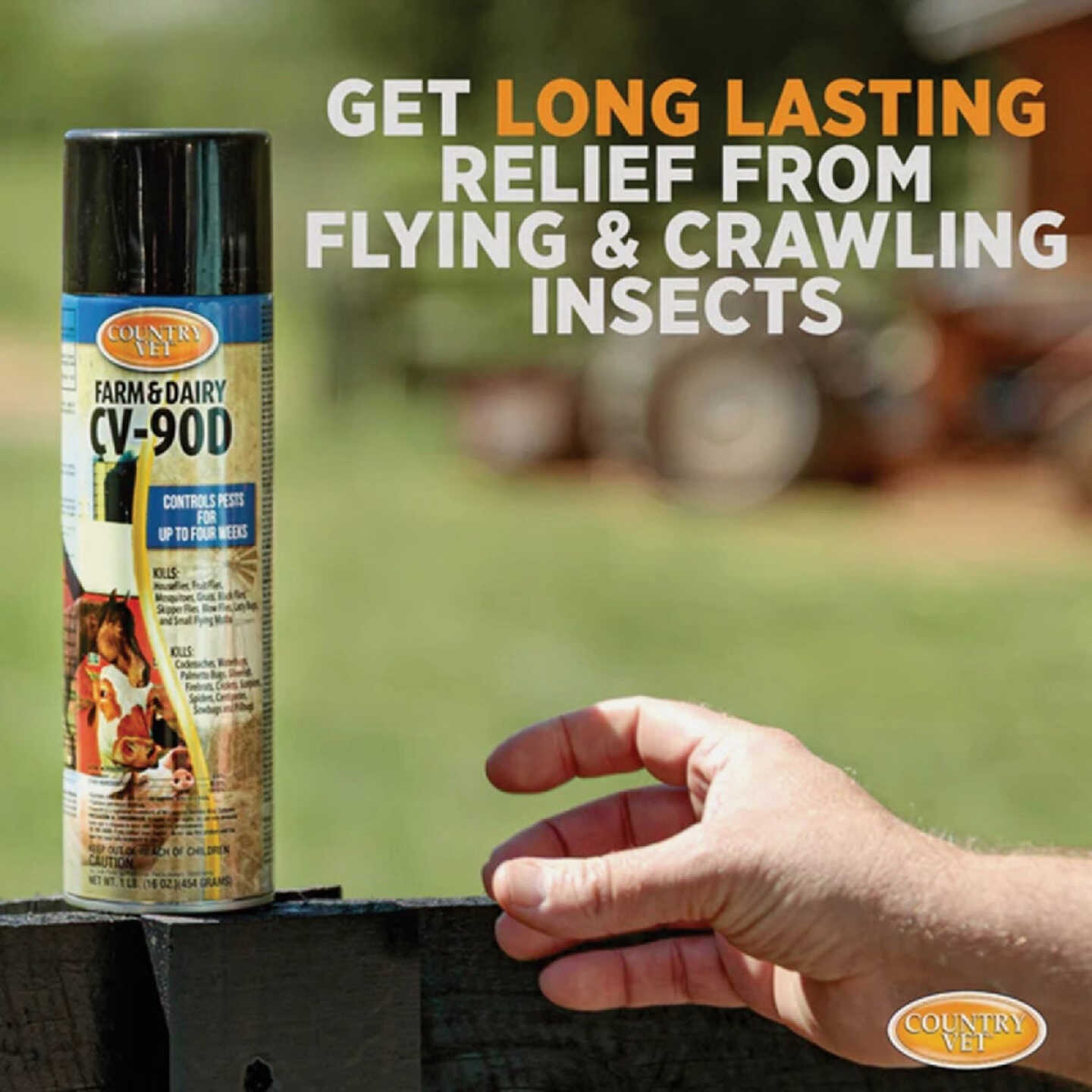 Country Vet 16 Oz. Farm & Dairy CV-90D Insect Spray Image 2