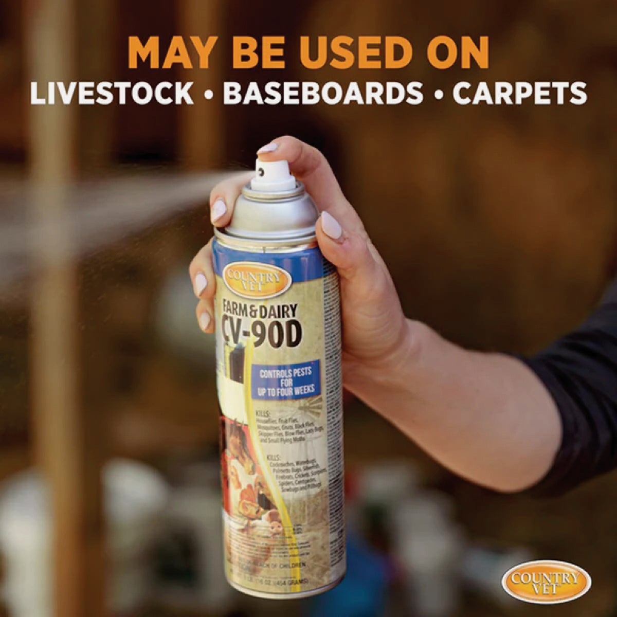 Country Vet 16 Oz. Farm & Dairy CV-90D Insect Spray Image 5