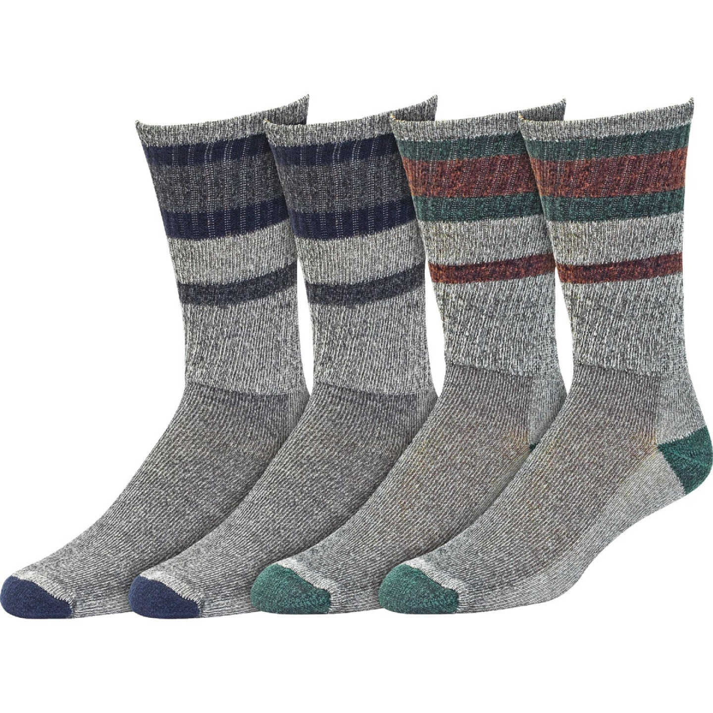 Railroad Sock Men's Merino Wool Boot Crew Sock (6-Pack) Image 1
