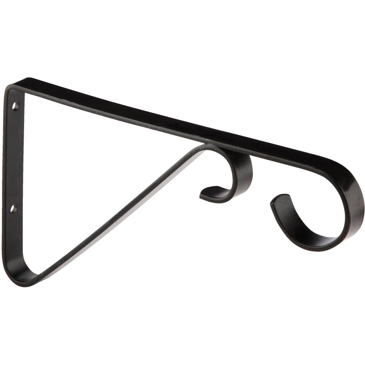 National Hardware 6 In. Black Steel Hanging Plant Bracket Image 4