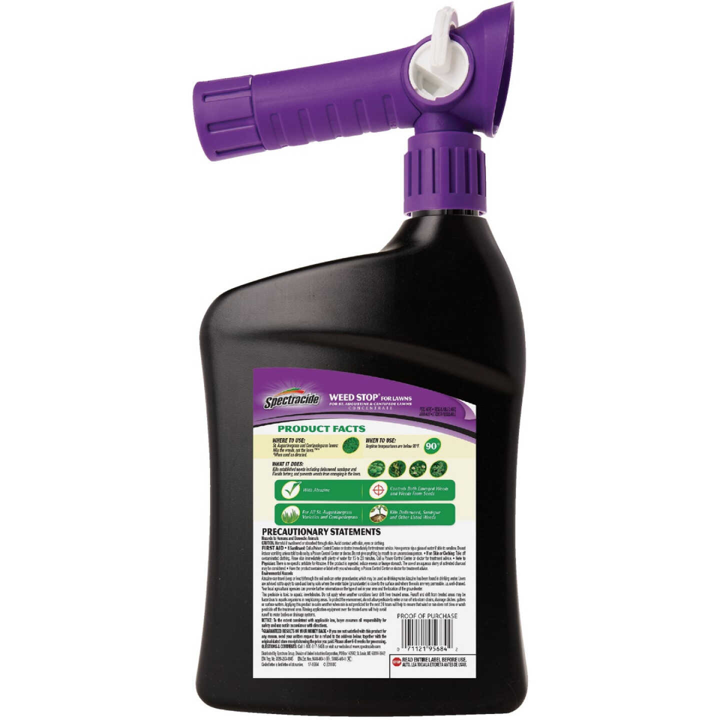 Spectracide Weed Stop For St. Augustine & Centipede Lawns 32 Oz. Ready To Spray Weed Killer Image 3