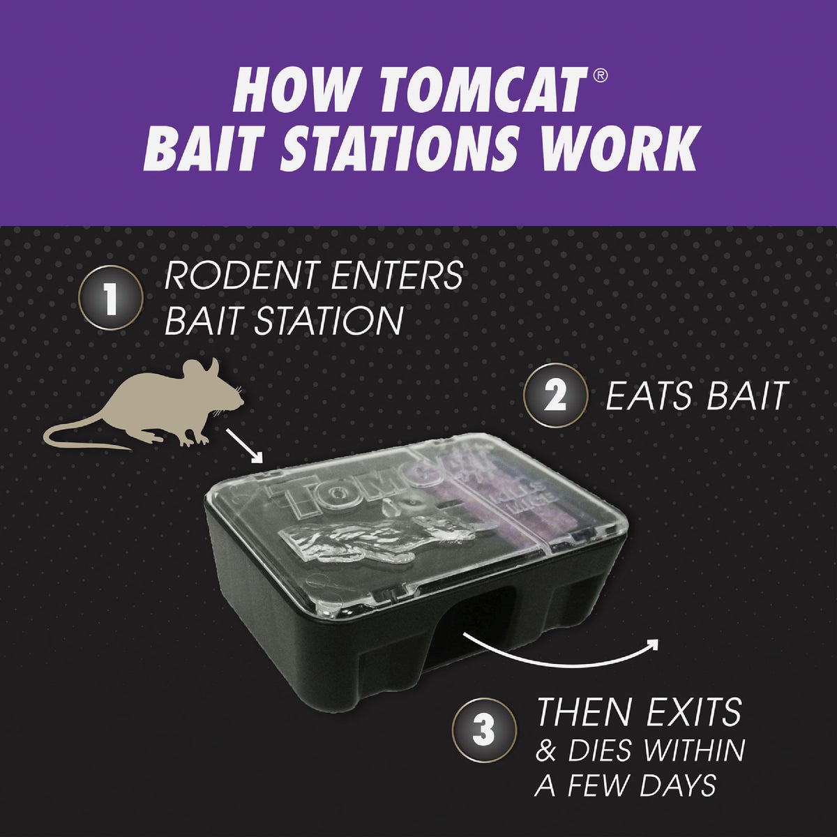 Tomcat Advanced Formula Disposable Mouse Bait Station Image 4