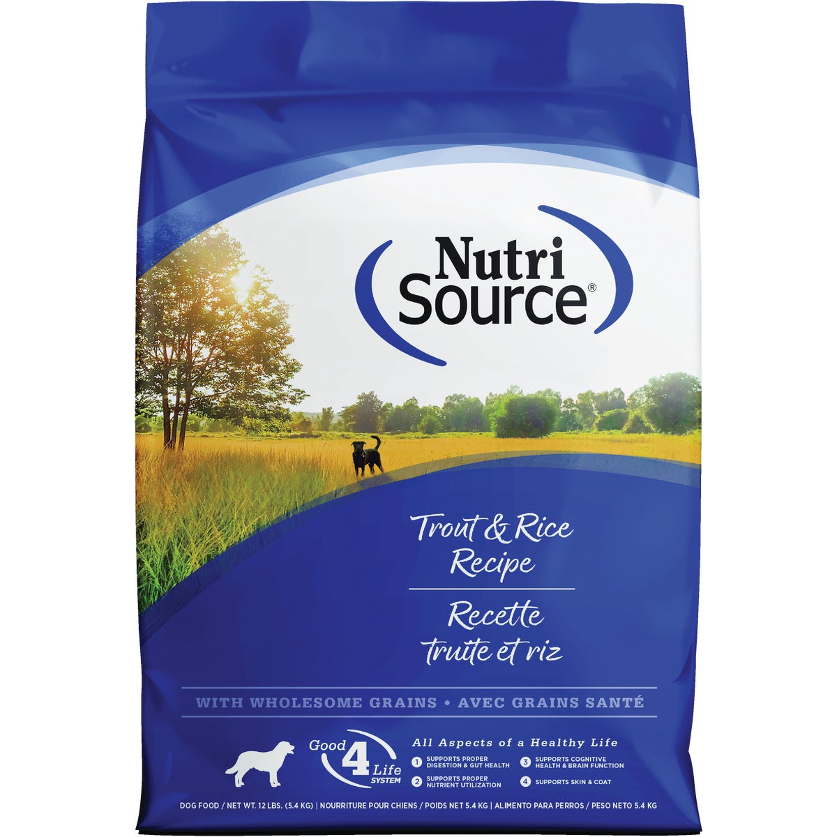 NutriSource 26 Lb. Trout & Rice Recipe Dog Food