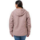 Berne Women's Large Antler Sherpa-Lined Softstone Duck Hooded Jacket Image 2