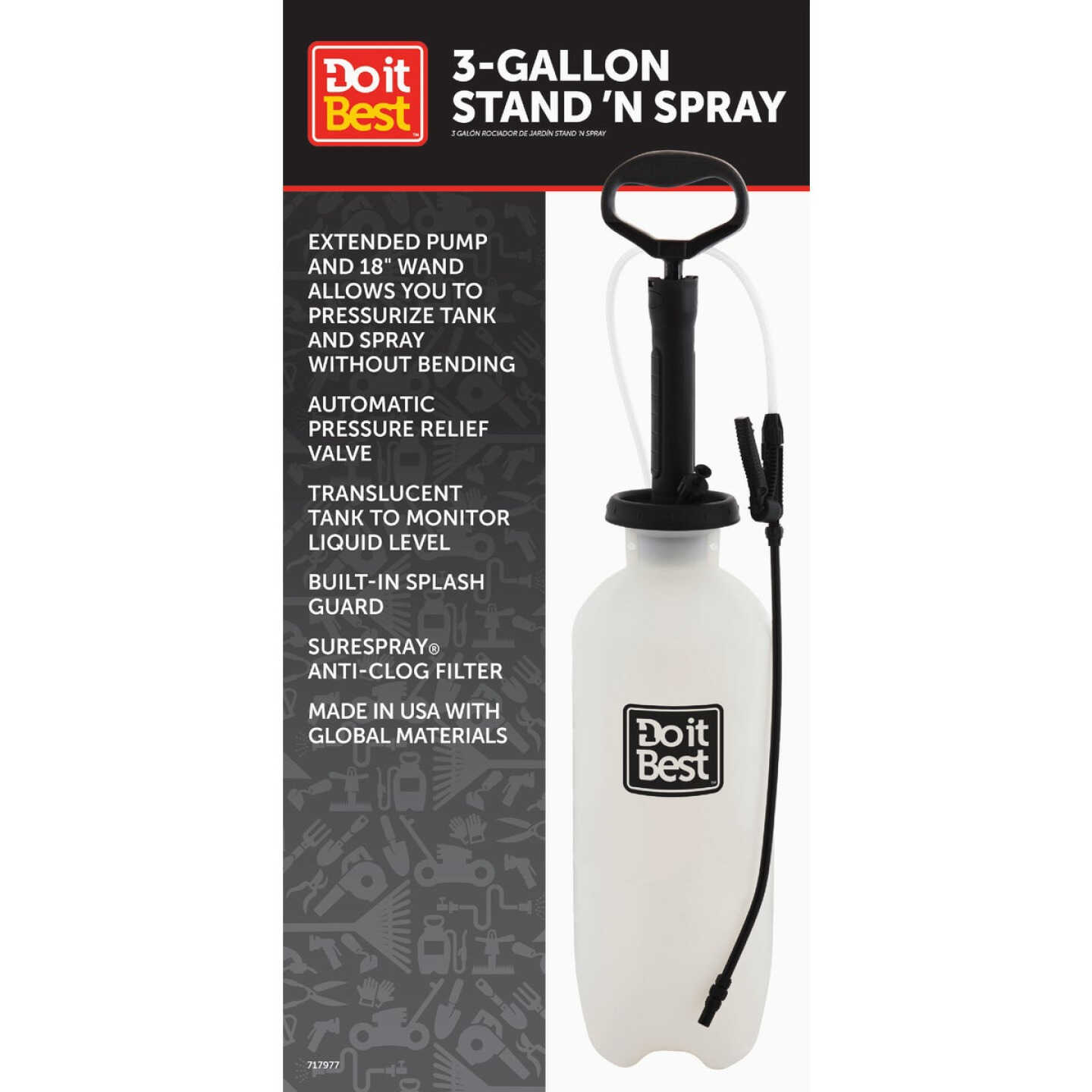 Do it Best Stand 'N Spray 3 Gal. Tank Sprayer Image 2