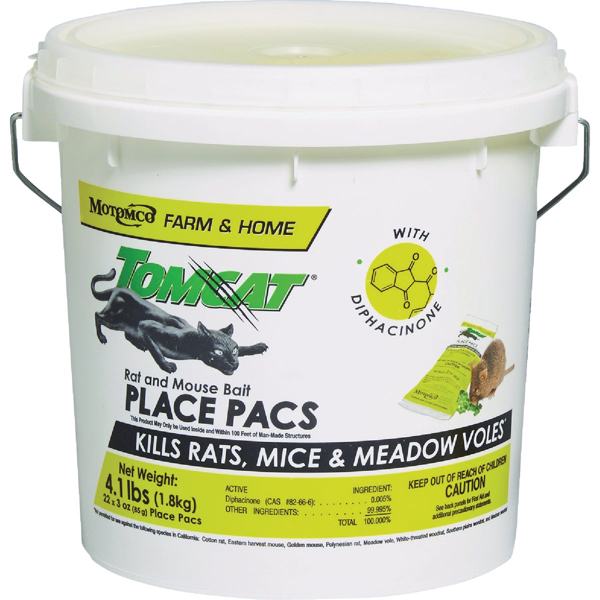 Tomcat 3 Oz. Rat & Mouse Bait Place Pacs (22-Pack)