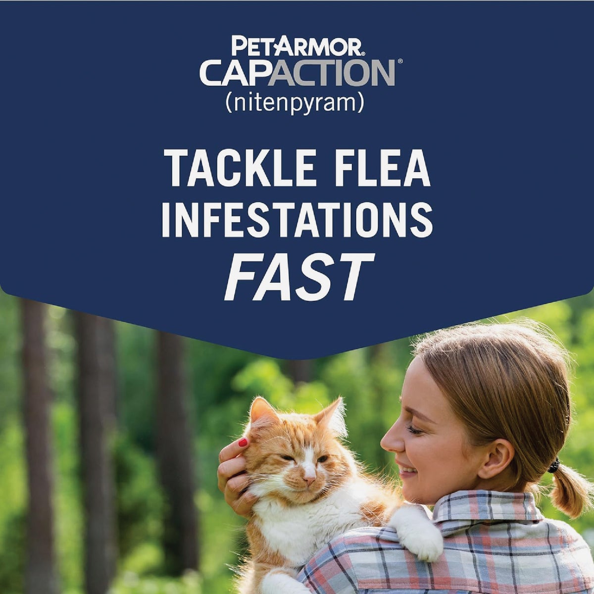 PetArmor CapAction 2 to 25 Lb. Cat Flea Tabs (6-Pack) Image 2