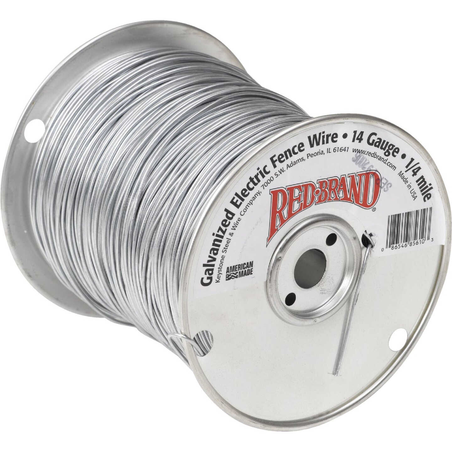 Keystone Red Brand 1/4-Mile x 14 Ga. Steel Electric Fence Wire Image 1