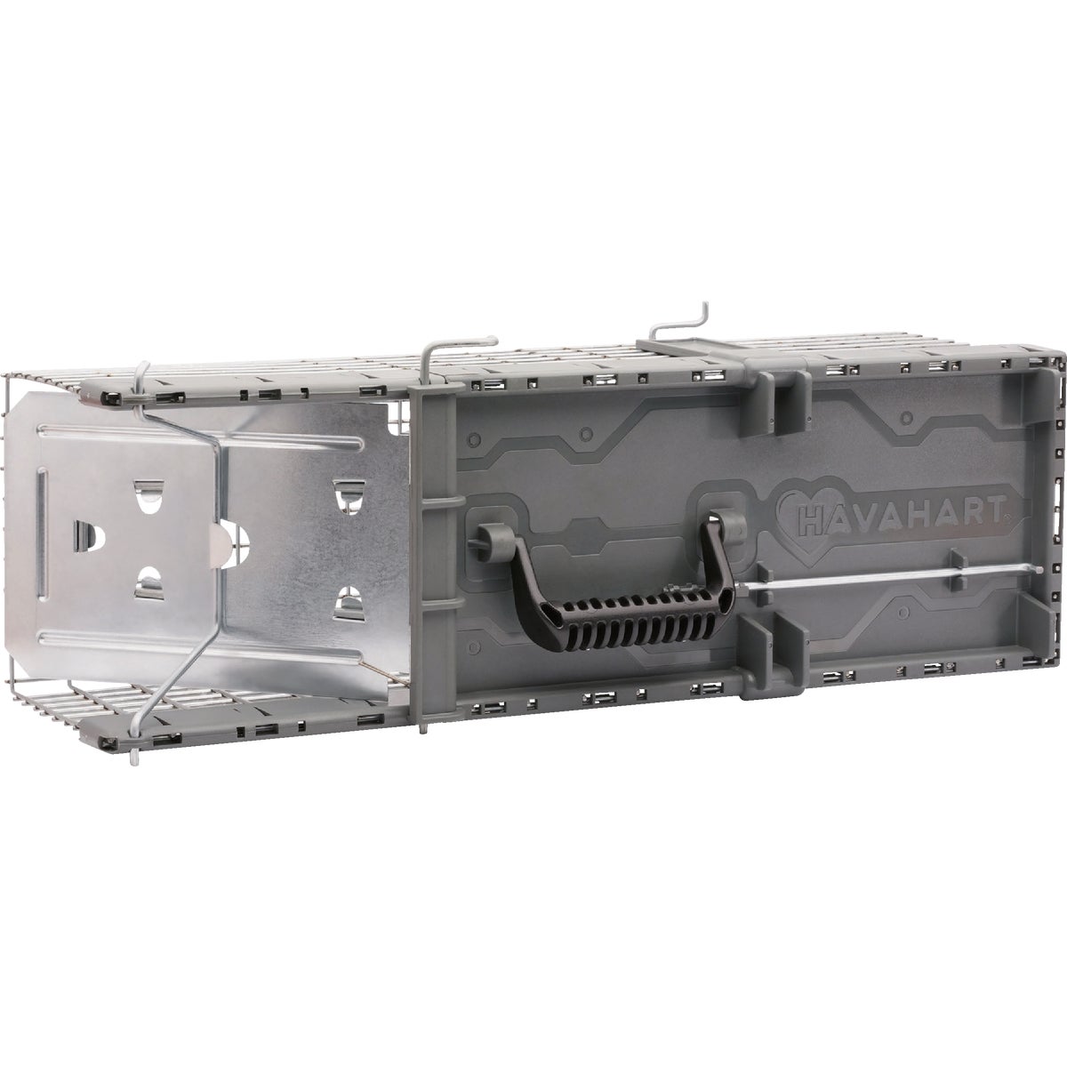 Havahart Galvanized Wire Mesh 17.75 In. 1-Door Small Live Animal Trap Image 5