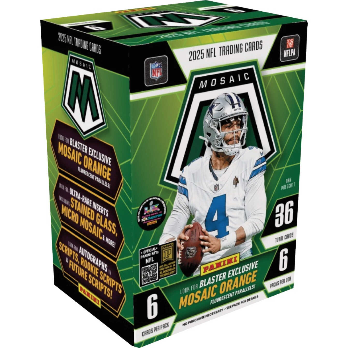 2025 Panini Mosaic Football Blaster Box Image 1
