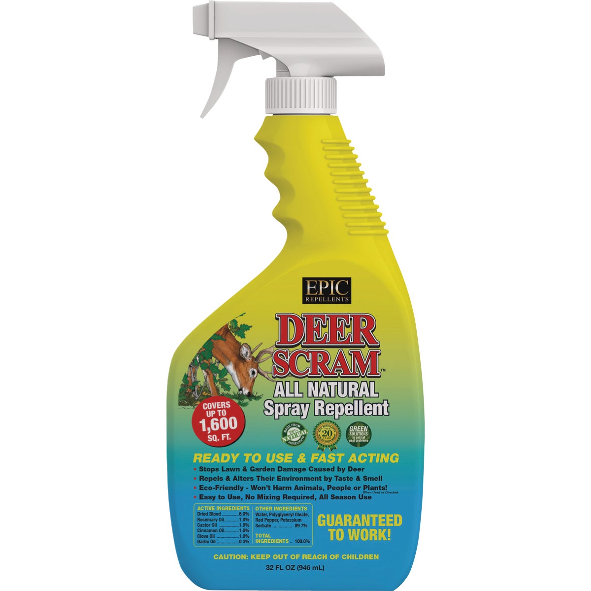 Deer Scram 32 Oz. Ready To Use Trigger Spray Deer Repellent