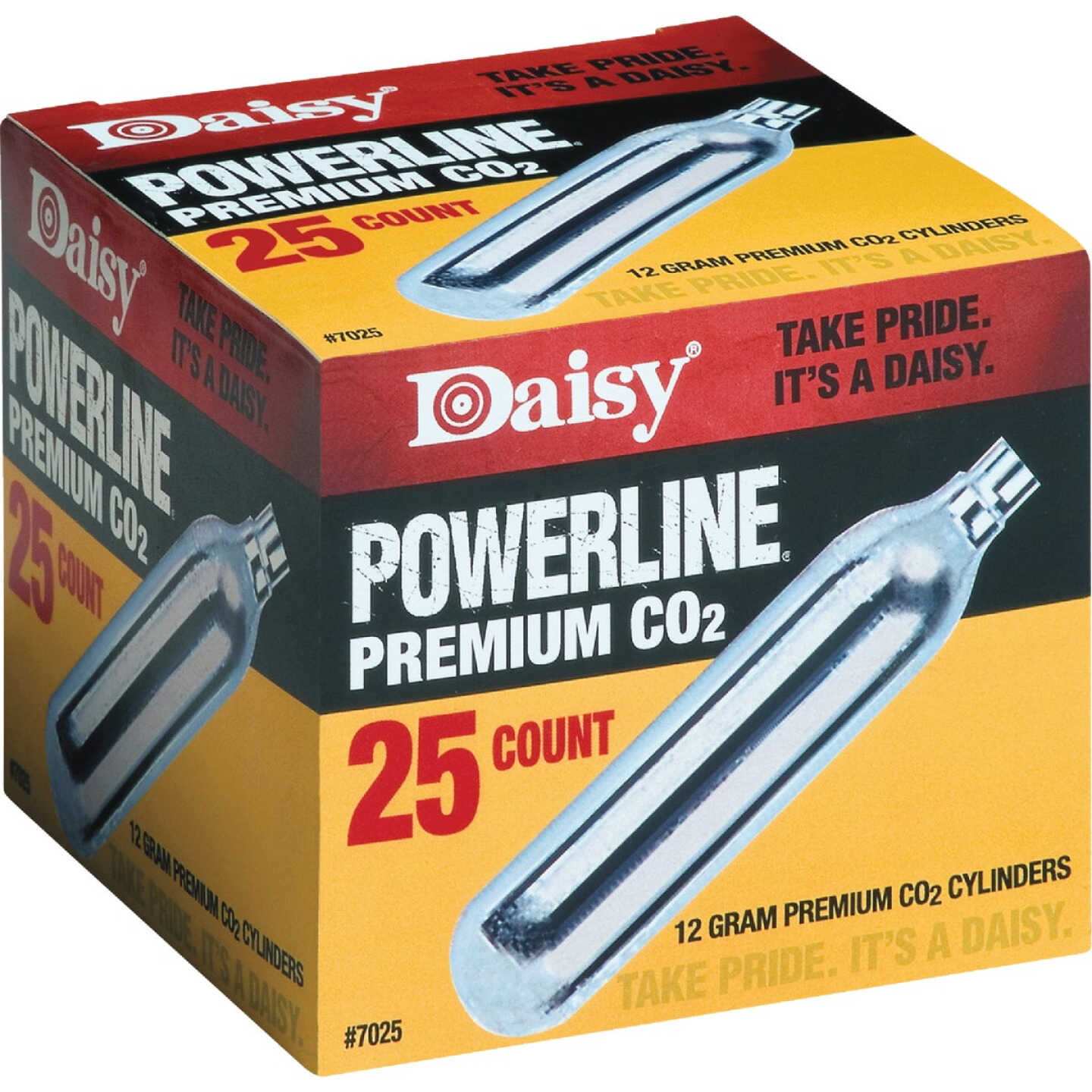 Daisy Powerline Premium 12 Grain CO2 Cylinders (25-Pack) Image 1