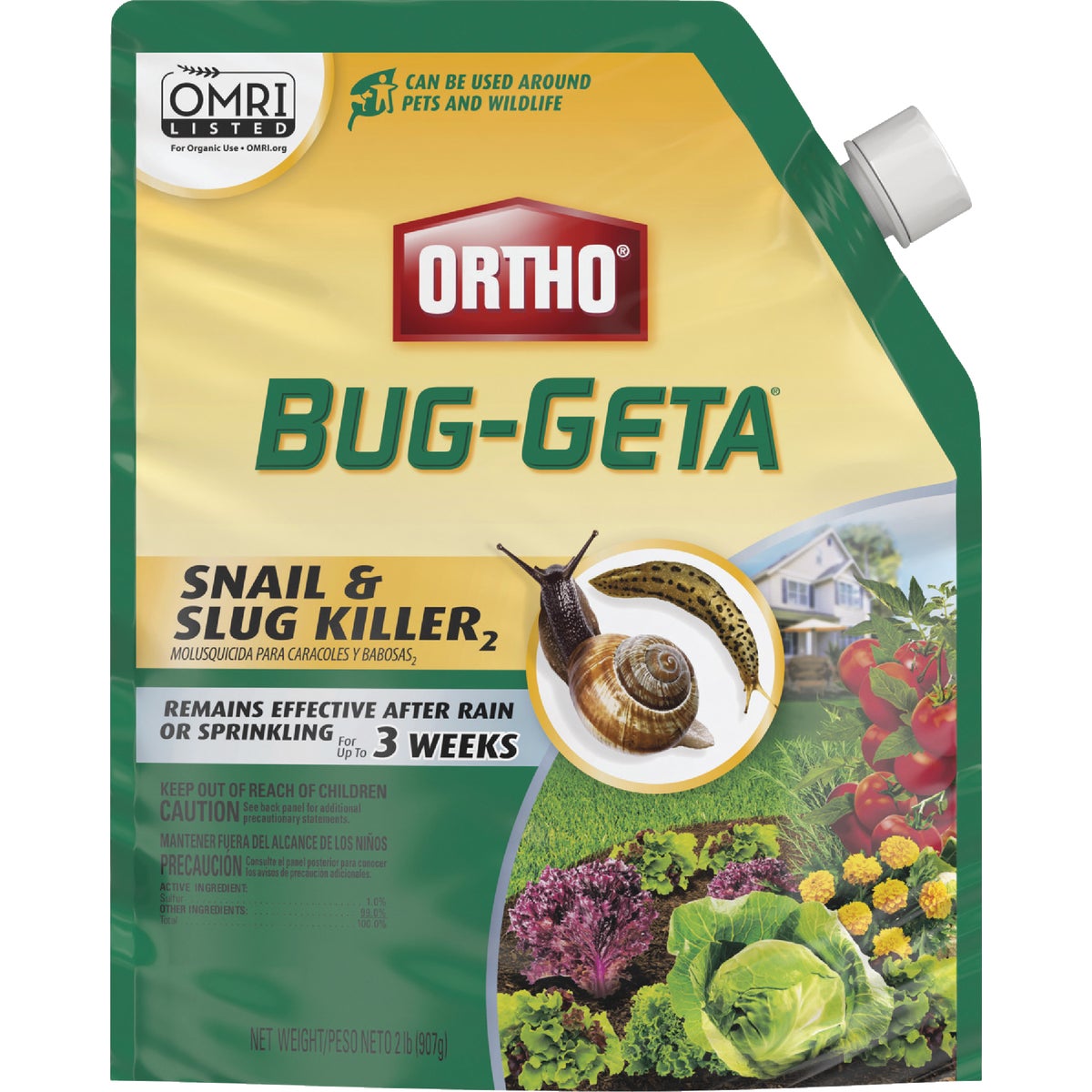 Ortho Bug-Geta 2 Lb. Ready To Use Pellets Slug & Snail Killer