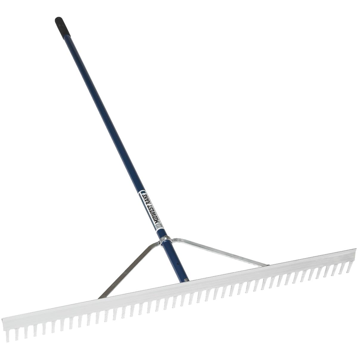 Midwest 66 In. Aluminum Handle 42-Tine Landscape Rake