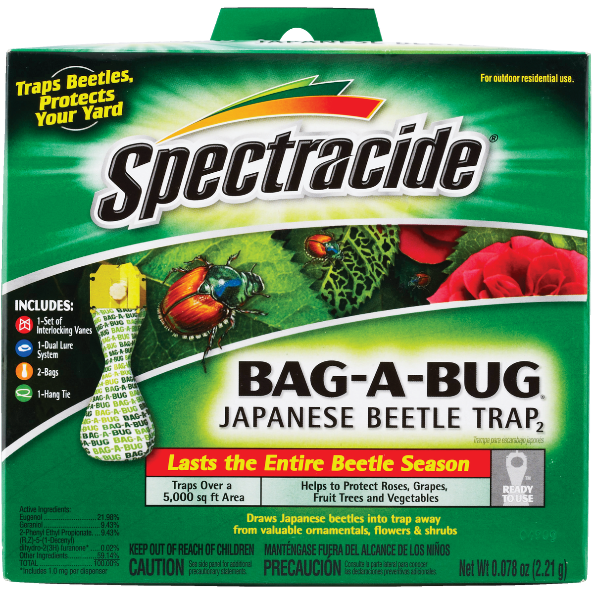 Spectracide Bag-A-Bug Reusable Outdoor Japanese Beetle Trap Image 2