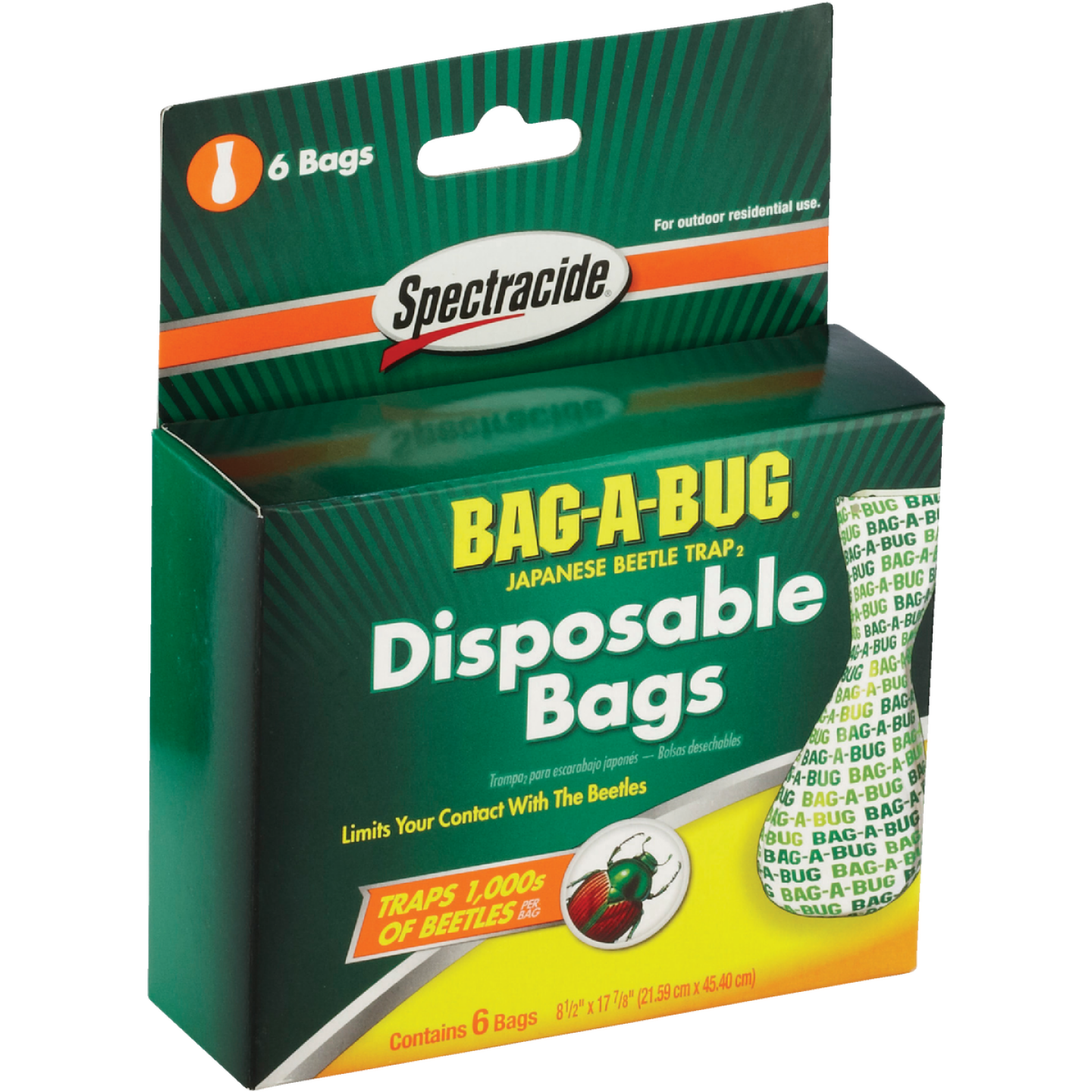 Spectracide Bag-A-Bug Plastic Japanese Beetle Trap Replacement Bag (6-Pack) Image 1