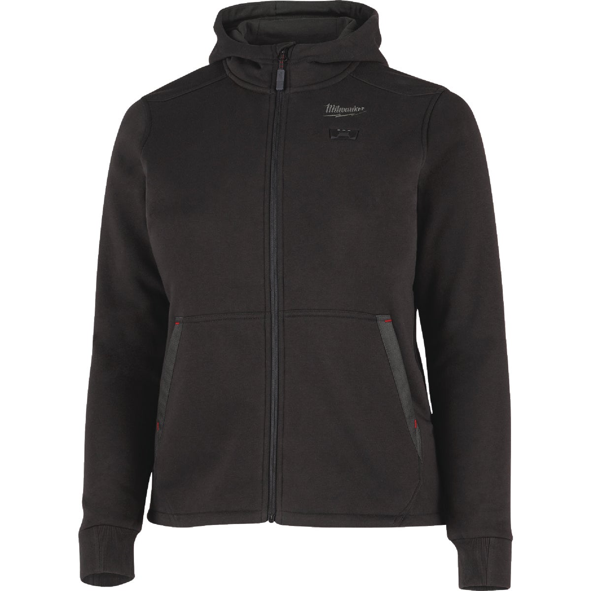 Milwaukee M12 Women's XL Black Full-Zip Heated Hoodie Kit Image 6