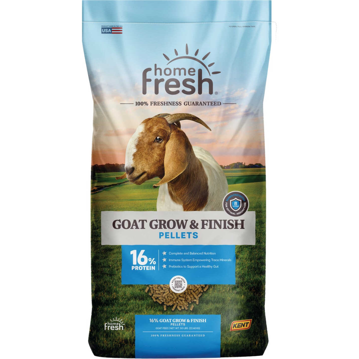Kent Home Fresh 50 Lb. Goat Grow & Finish Feed Pellets Image 1