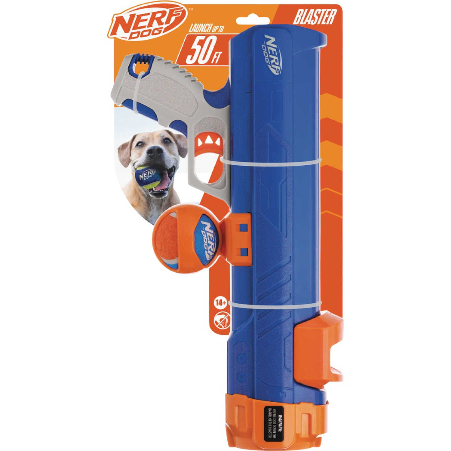 Nerf Dog 16 In. Blaster Dog Toy with Ball Clip Image 1