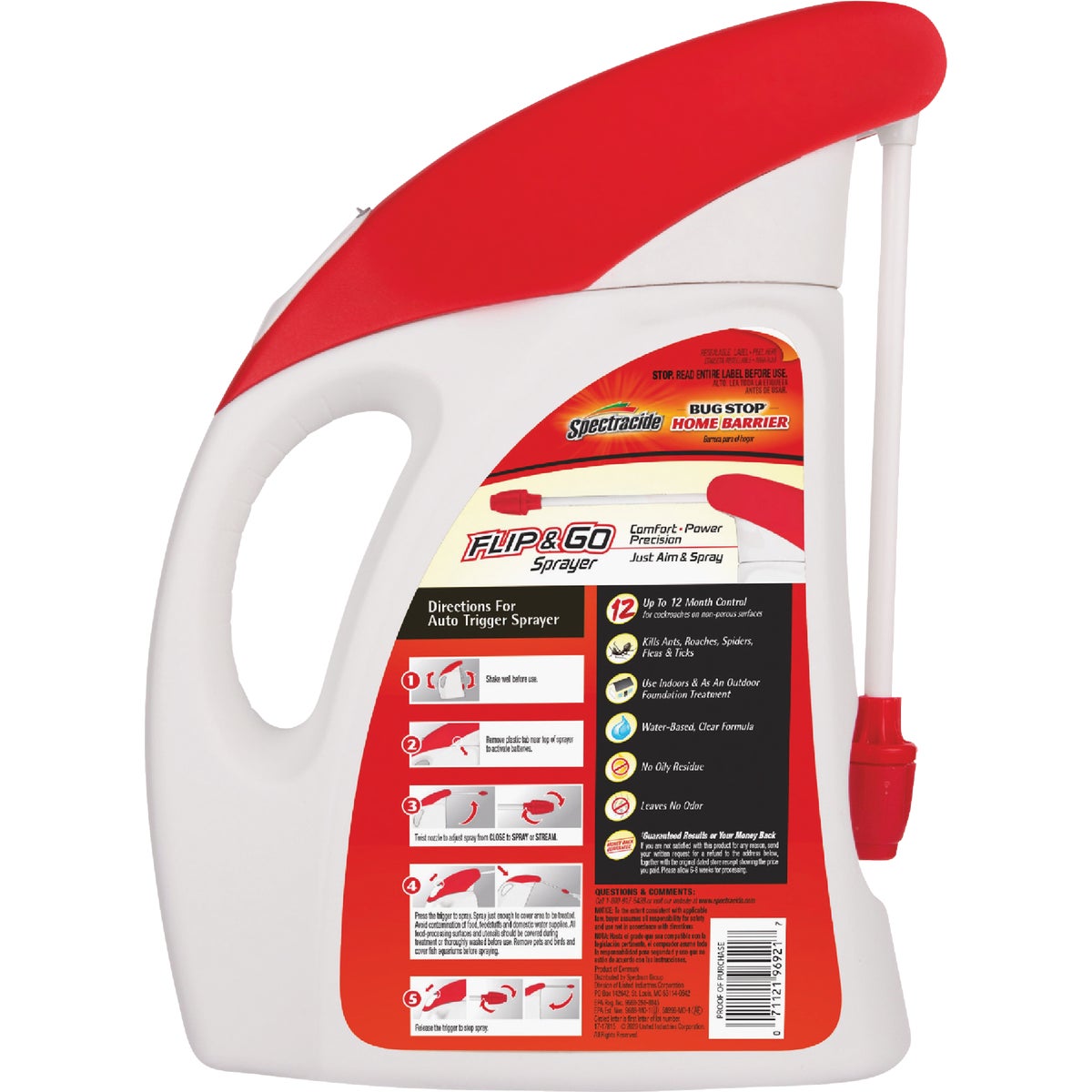 Spectracide Bug Stop Home Barrier 64 Oz. Ready To Use Wand Sprayer Insect Killer Image 6