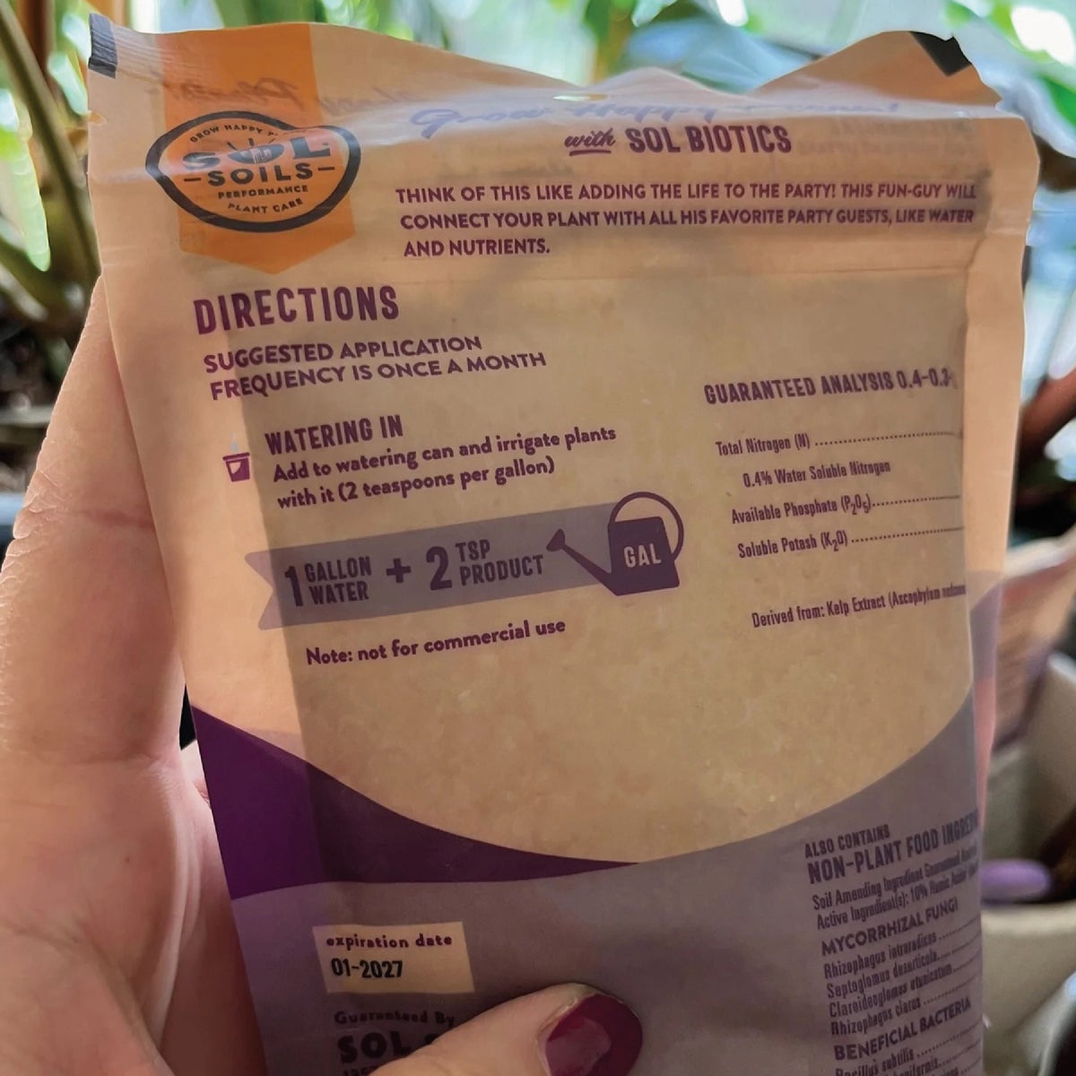 Sol Soils 0.4 Lb. Monthly Myco Image 2