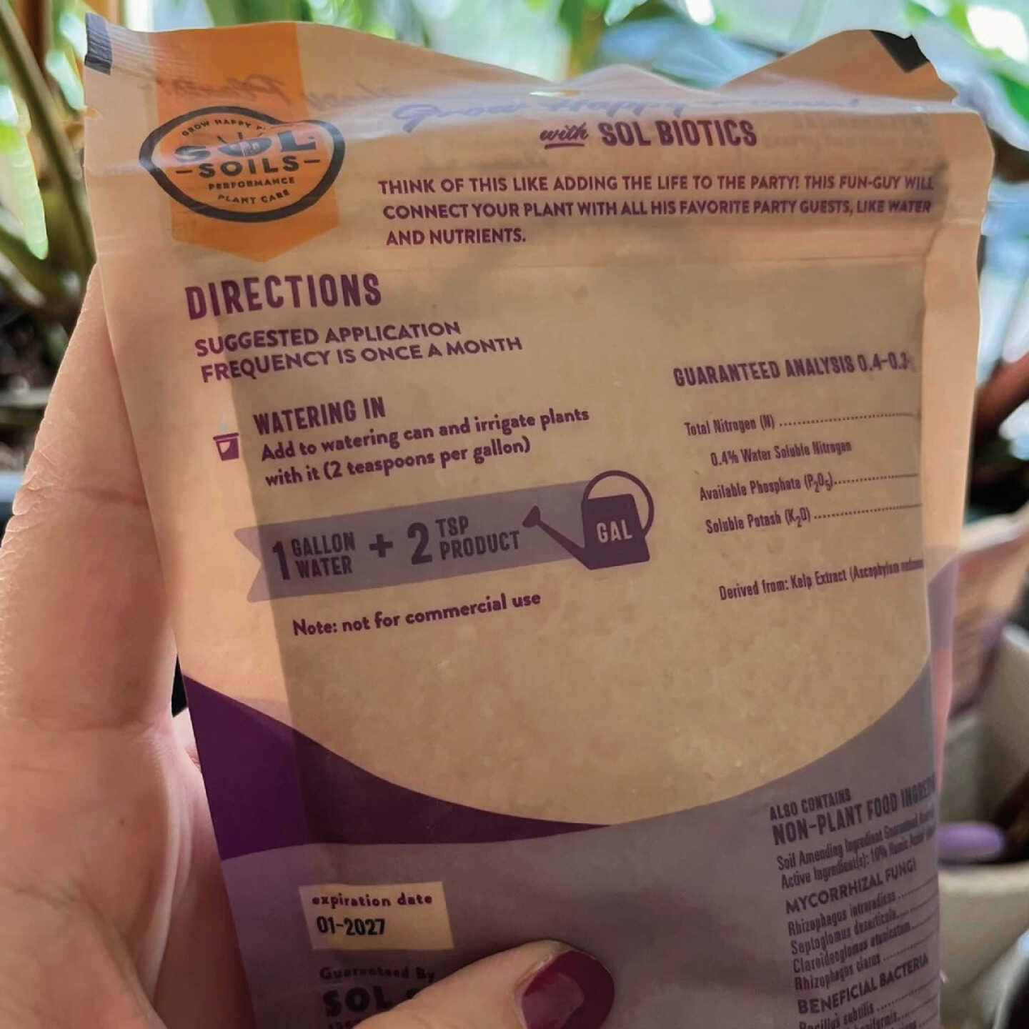 Sol Soils 0.4 Lb. Monthly Myco Image 2