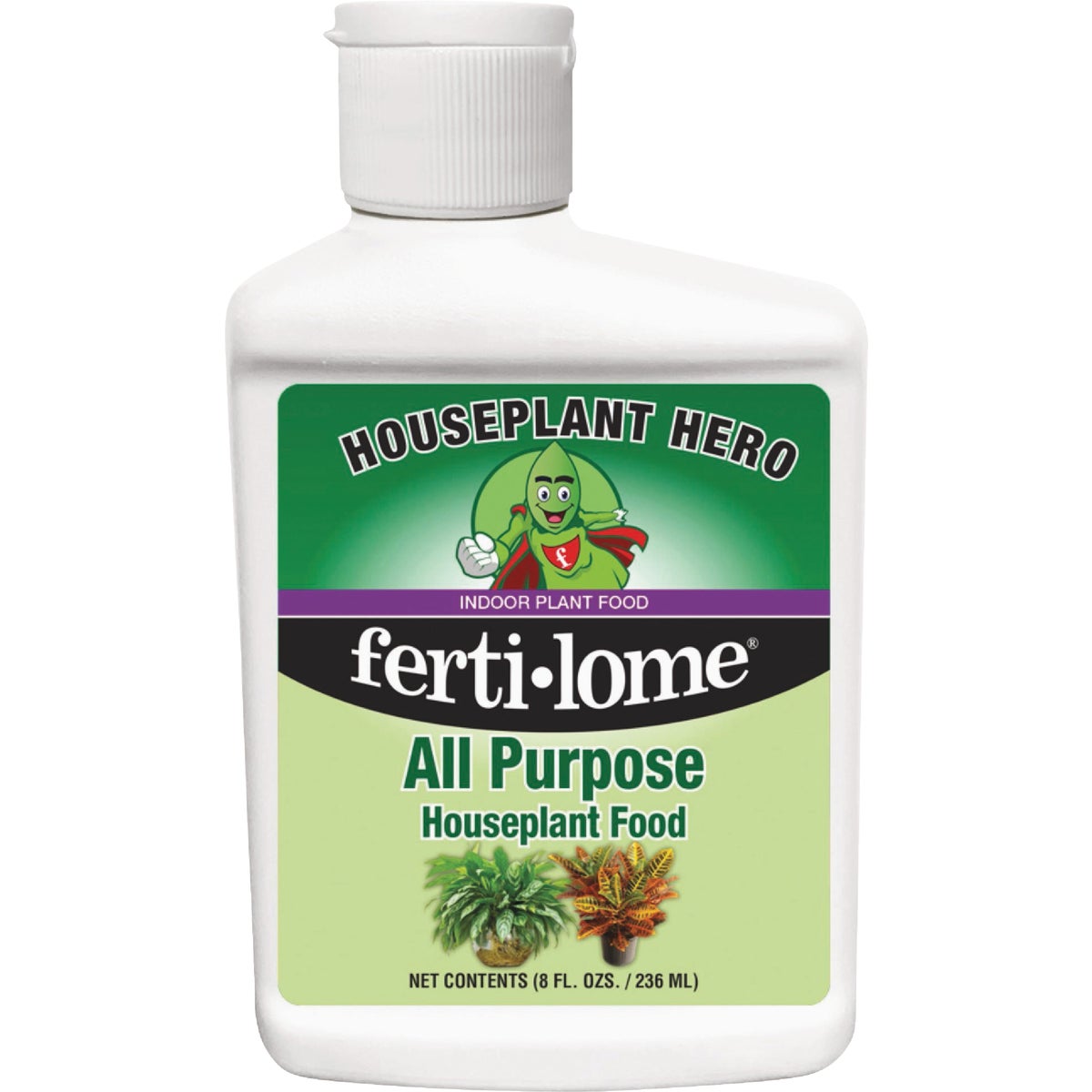 Ferti-lome Houseplant Hero 8 Oz. 10-10-10 Concentrated Liquid All Purpose Houseplant Food