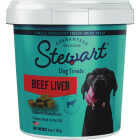 Stewart 4 Oz. Tub Freeze-Dried Beef Liver Dog Treats Image 1