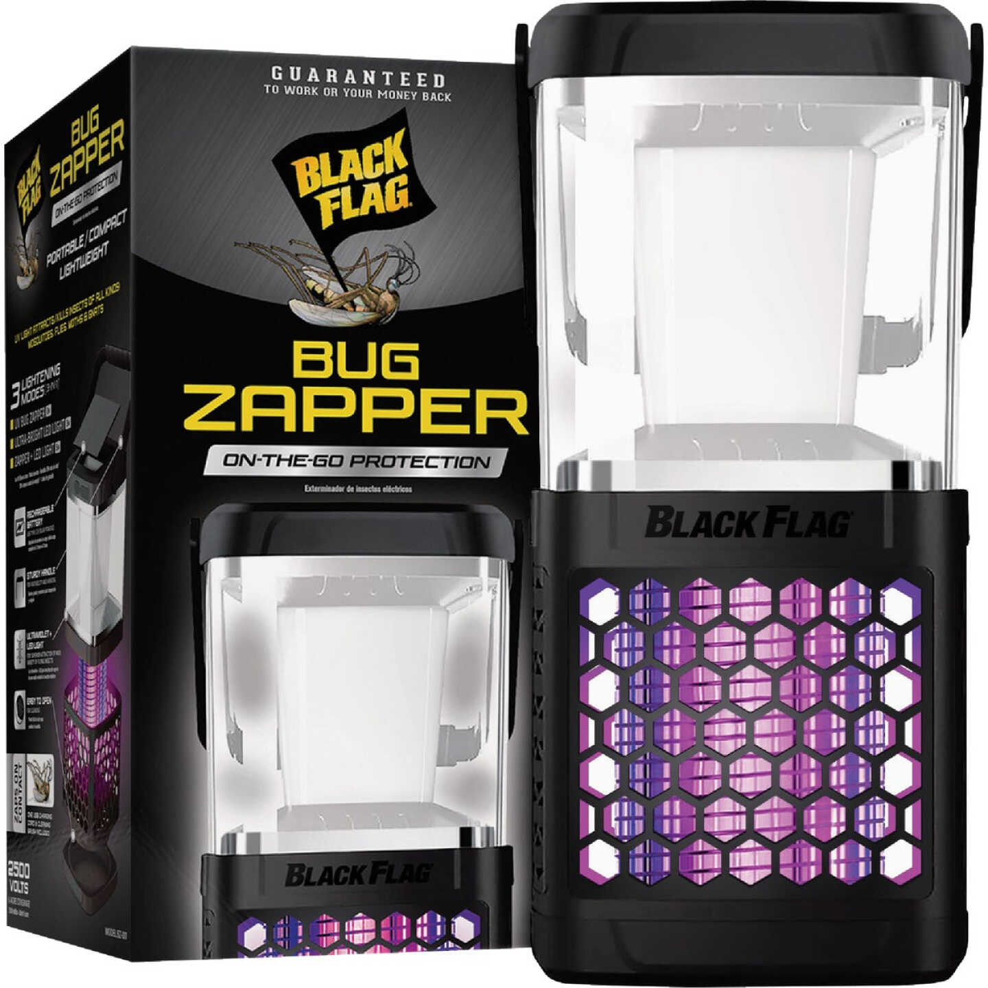Black Flag Portable On the Go Bug Zapper Image 1