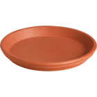 Deroma 9.8 In. Red Terracotta Clay Standard Saucer Image 1