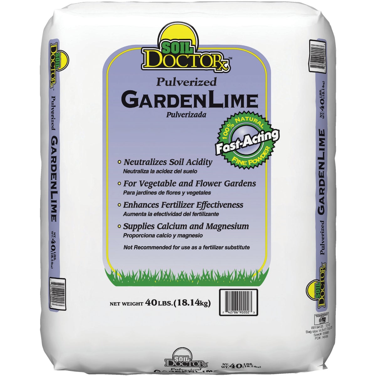 Soil Doctor 40 Lb. Pulverized Garden Lime