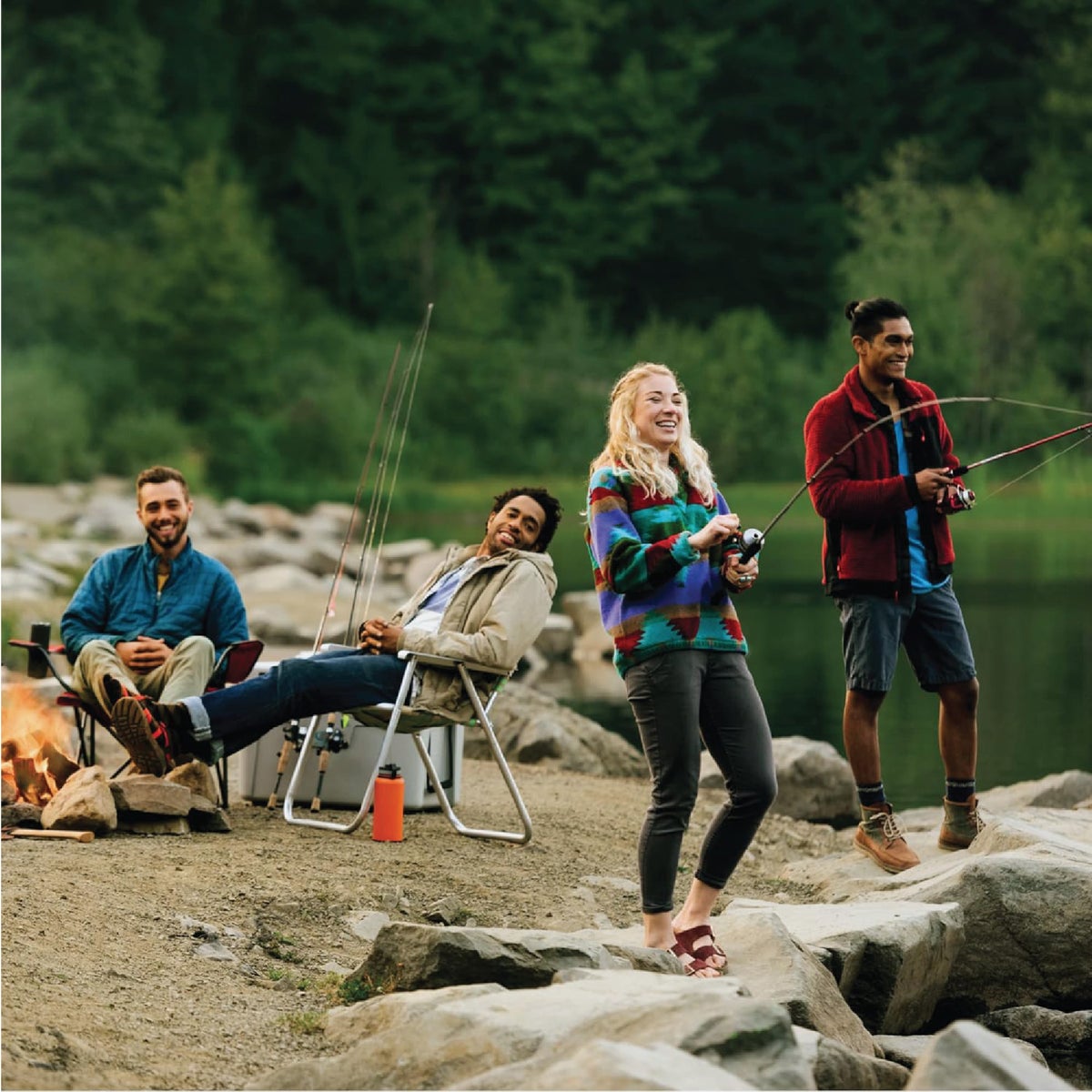 Zebco Verge 7 Ft. Graphite Fishing Rod & Medium Spinning Reel Image 9