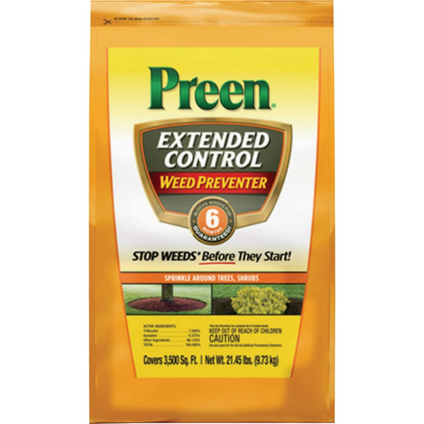 Preen 21.5 Lb. Ready To Use Granules Extended Control Weed Preventer Image 1