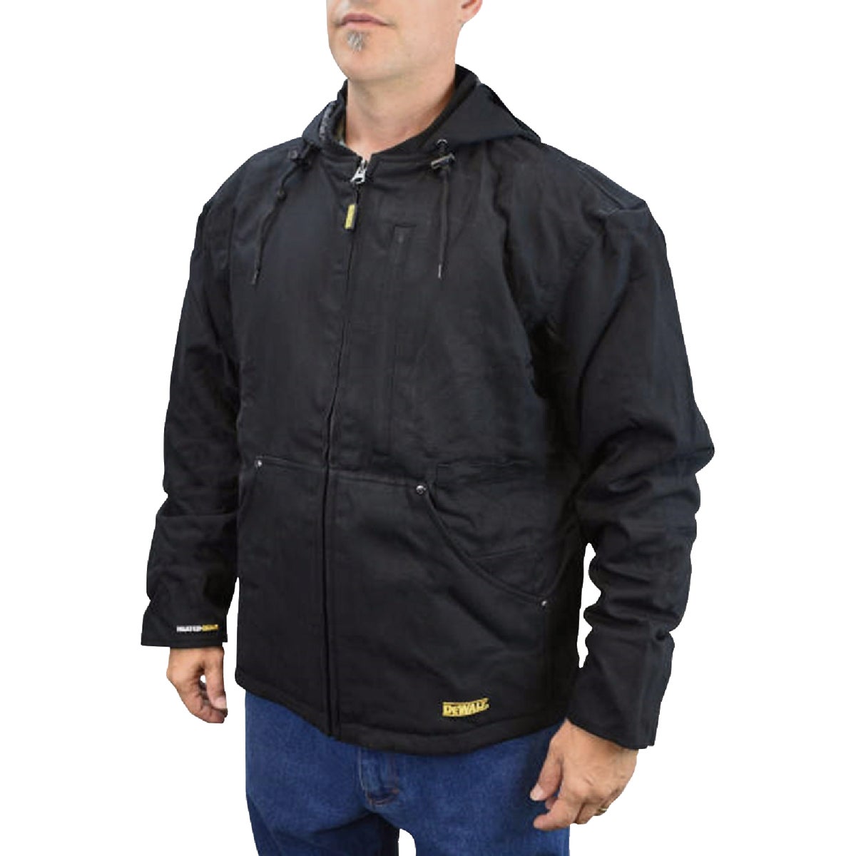 DEWALT Men's Black Heated Coat Kit, 2XL Image 4