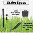 Master Mark 10 In. ABS Black Multipurpose Landscape Stakes (9-Pack) Image 5