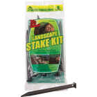 Master Mark 10 In. ABS Black Multipurpose Landscape Stakes (9-Pack) Image 1