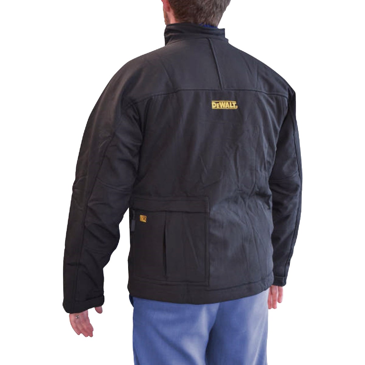 DEWALT Men's Black Soft Shell Heated Jacket Kit, XL Image 5