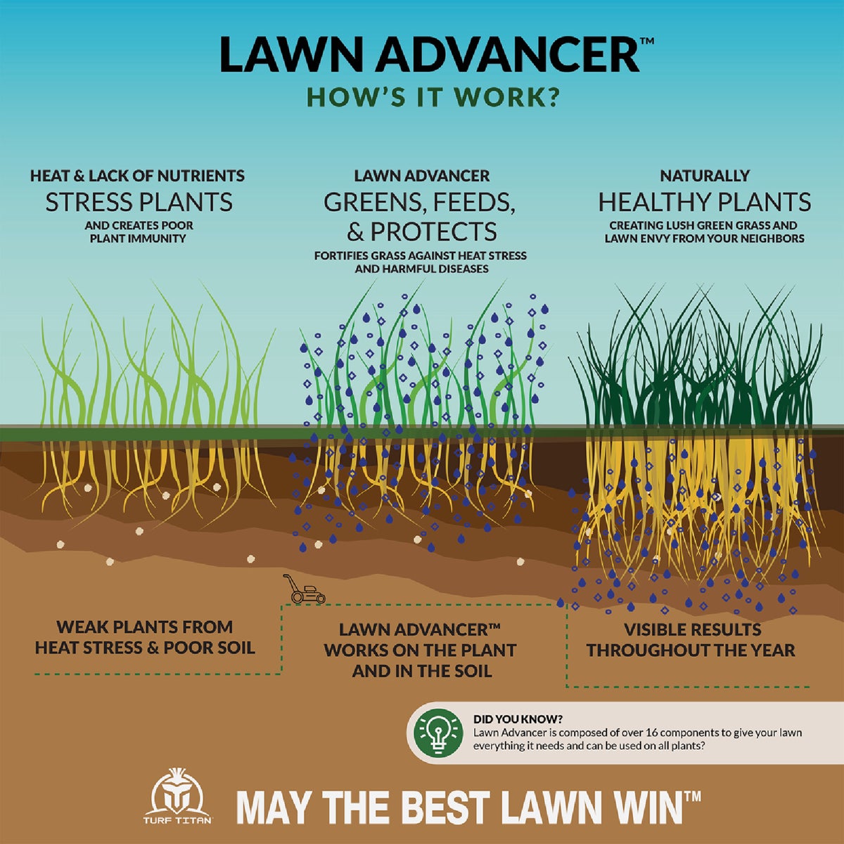 Turf Titan Lawn Advancer 32 Oz. 6000 Sq. Ft. 2-7-7 Lawn Fertilizer Image 4